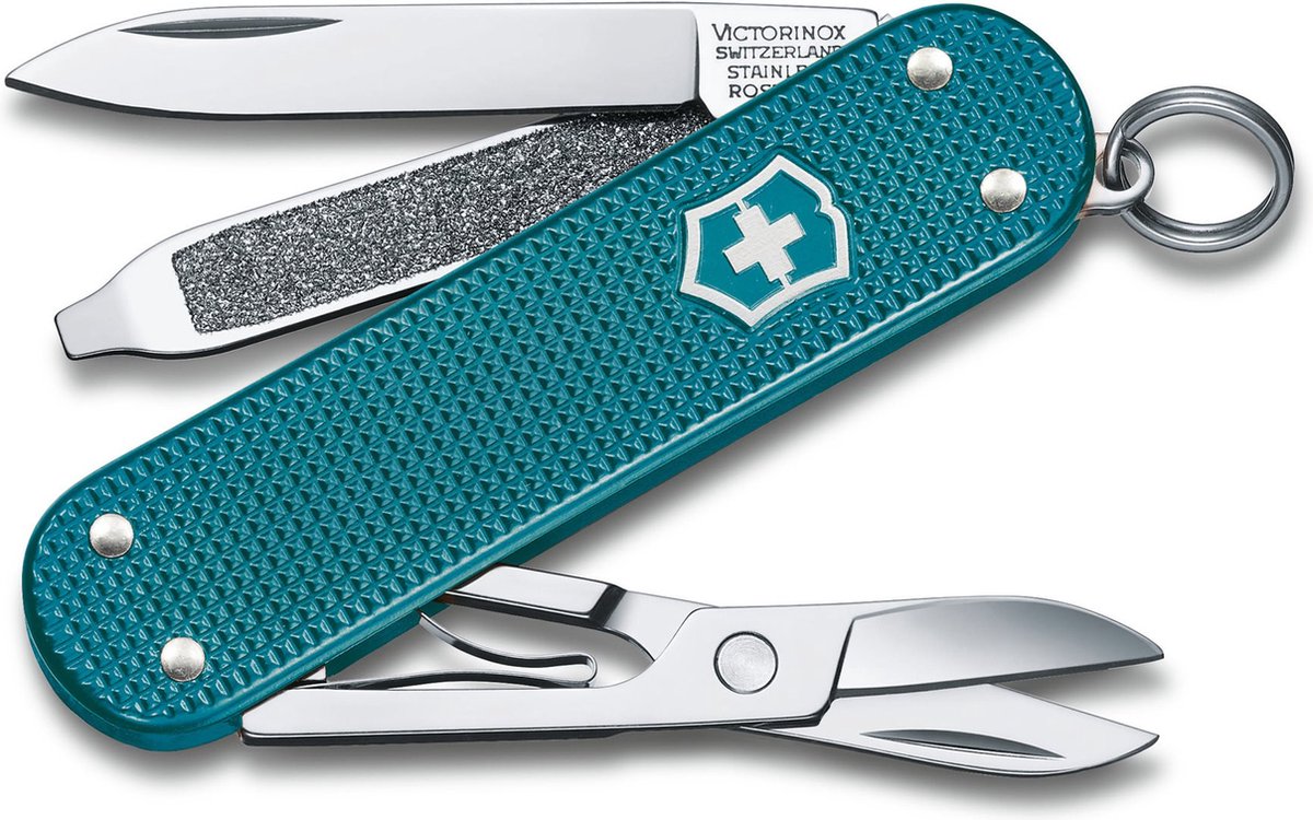 Victorinox classic alox colors pocket knife - wild jungle - 5 functions