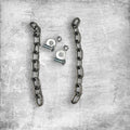 Hanging Chain with Nuts / Bolts