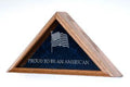 Large Flag Display Case includes Engraved Emblem - Fit 5ft. x 9-1/2 ft.