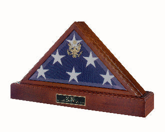 Burial Display case for flag.