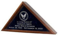 Veteran Flag Display Case- Large flag for 5ft x 9ft flag
