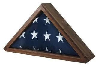 Senators Flag Display Case for 5Ft X 9.5Ft Flag Wall mount included