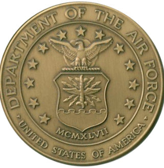 Military Service Medallions in Solid Brass.