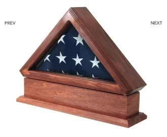 Flag Case with Pedestal for 3ft x 5ft Cherry Flag