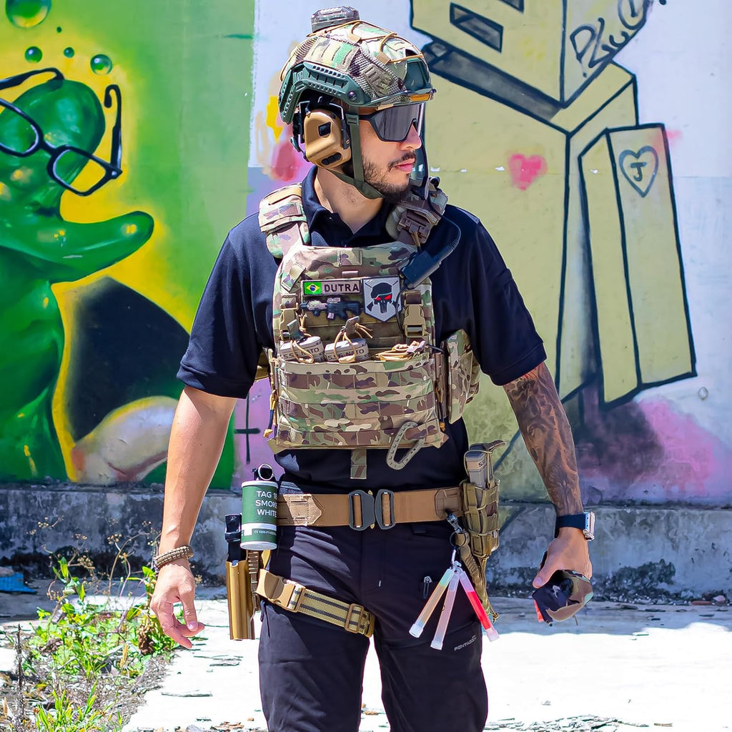 Votagoo Outdoor 1000D Nylon Tactical Combat Tactic Vest Plate Carrier