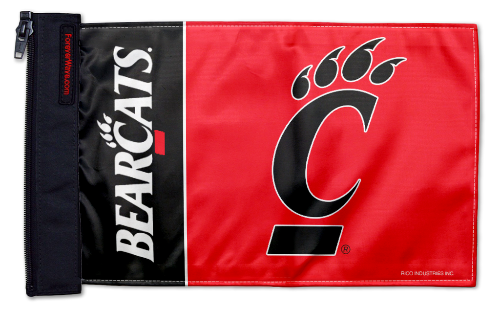 Cincinnati Bearcats 11"x17" Forever Wave Flag