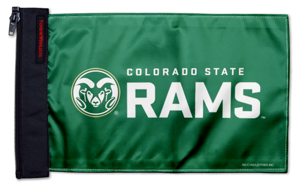 Colorado State 11"x17" Forever Wave Flag for Jeep Wrangler JL 2-Door 2018-Present