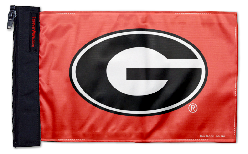 Georgia G 11"x17" Forever Wave Flag