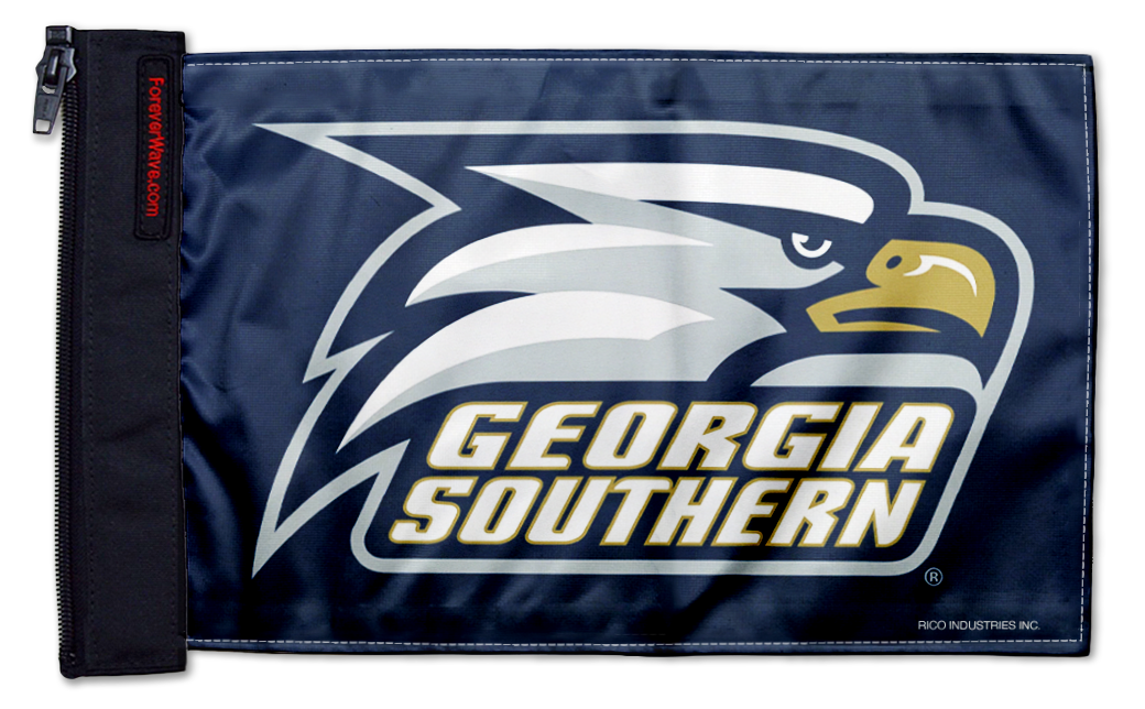 Georgia Southern 11"x17" Forever Wave Flag for Jeep Wrangler TJ 1996-2006