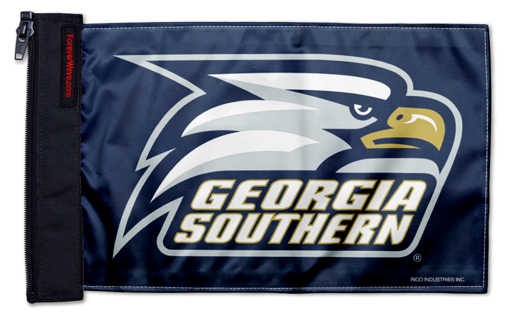 Georgia Southern 11"x17" Forever Wave Flag for Jeep Wrangler JL 2-Door 2018-Present