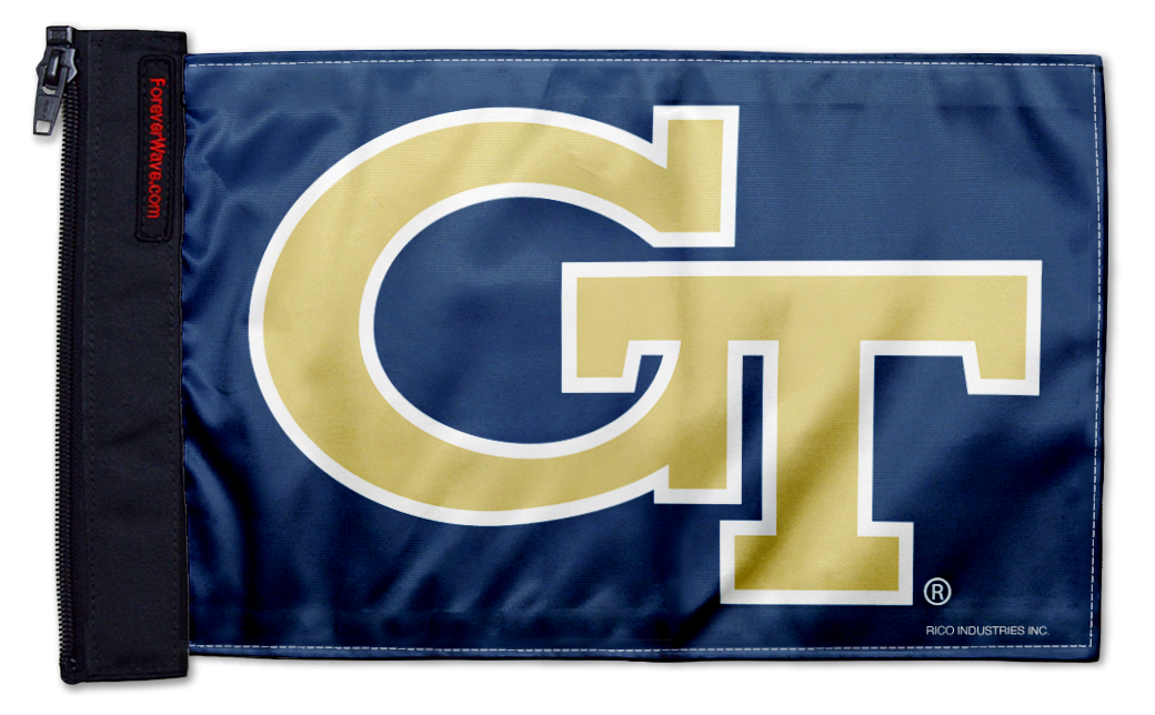 Georgia Tech 11"x17" Forever Wave Flag