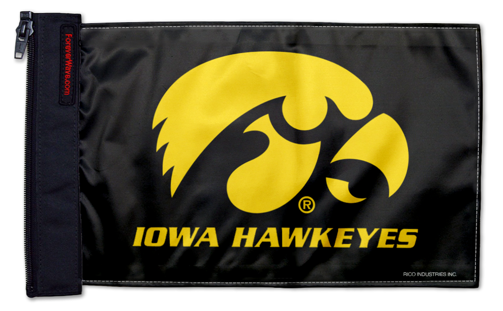 Iowa 11"x17" Forever Wave Flag