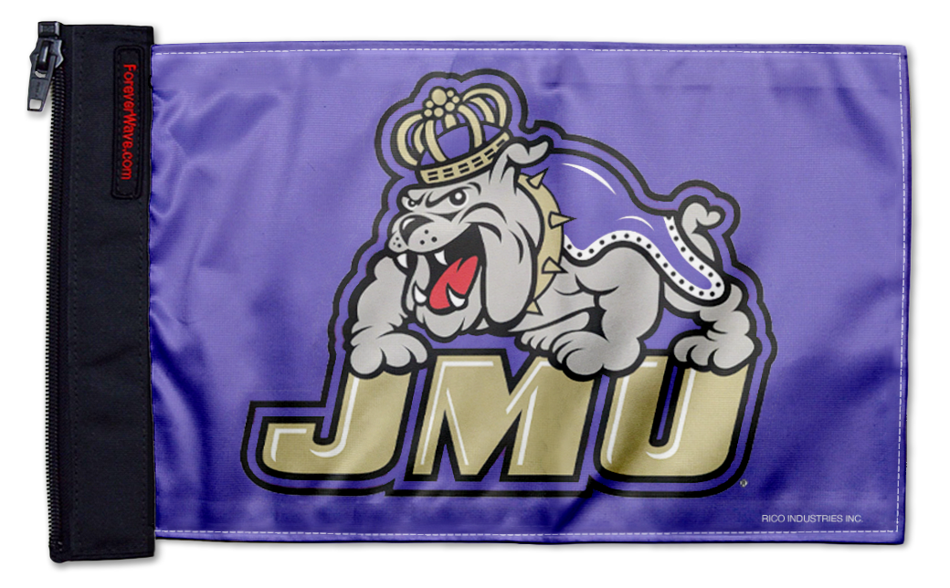 James Madison University 11"x17" Forever Wave Flag