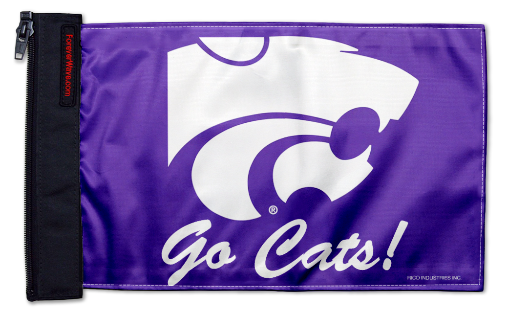 Kansas State 11"x17" Forever Wave Flag