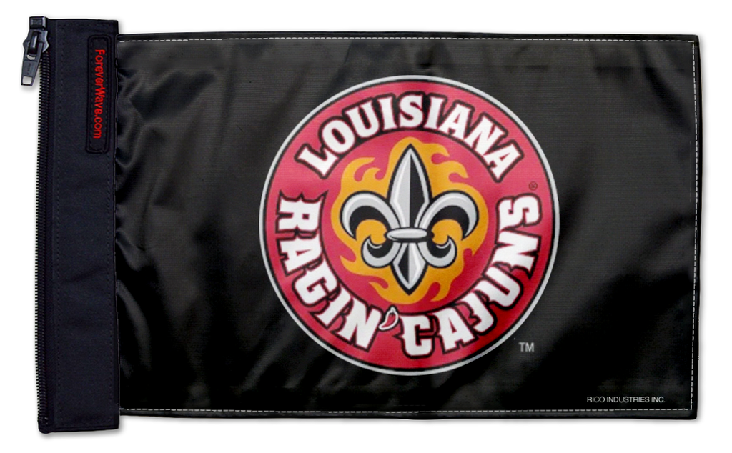 Louisiana Lafayette 11"x17" Forever Wave Flag for Jeep Wrangler LJ 2003-2006