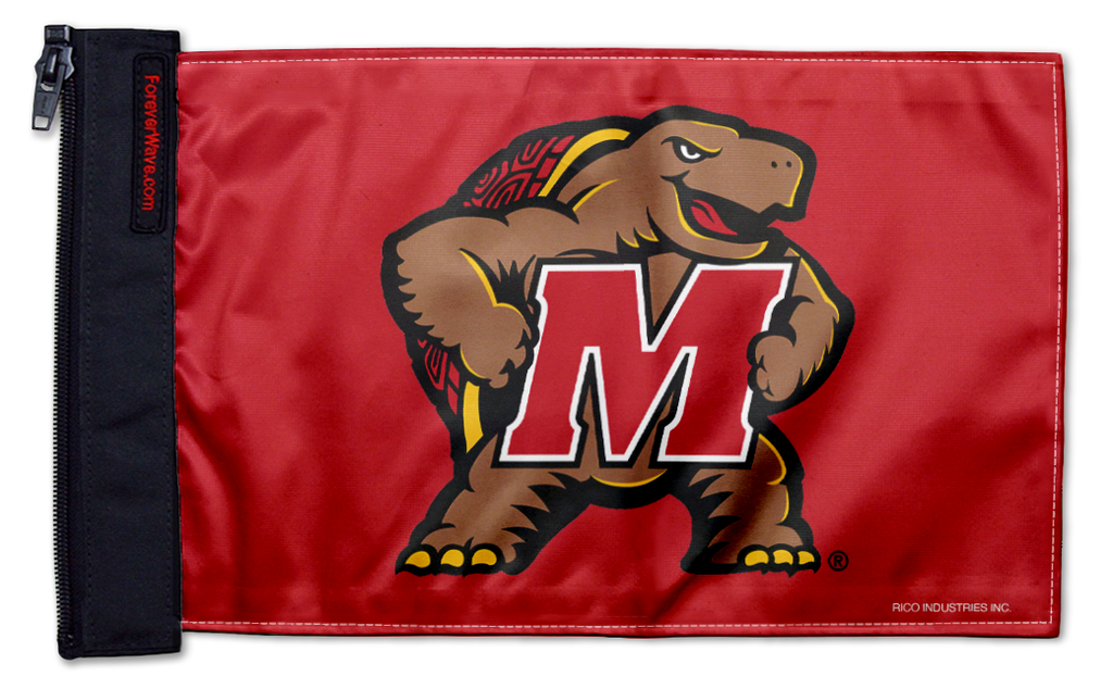 Maryland Terrapins 11"x17" Forever Wave Flag