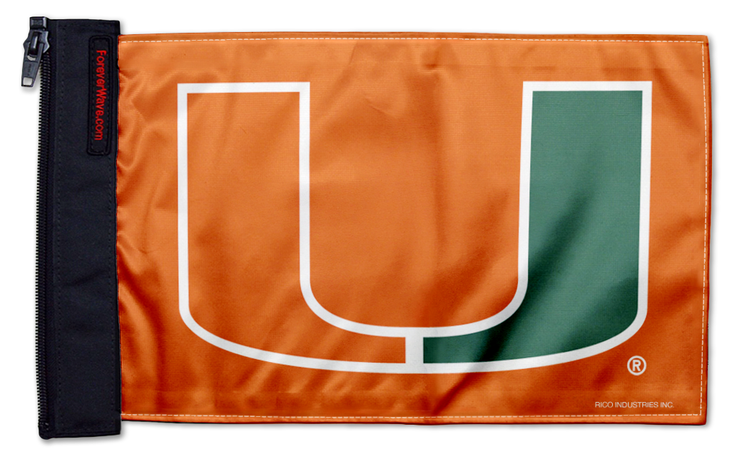 Miami University 11"x17" Forever Wave Flag