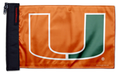 Miami University 11"x17" Forever Wave Flag for Bronco