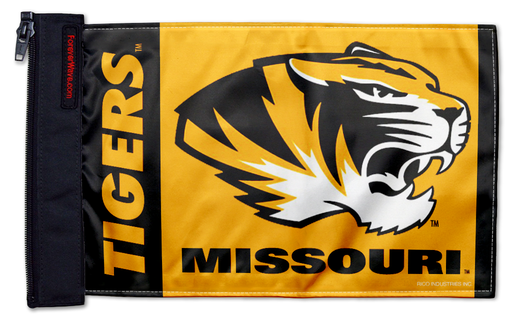 Missouri 11"x17" Forever Wave Flag for Golf Carts