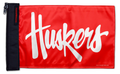 Nebraska 11"x17" Forever Wave Flag for Boats