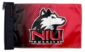 Northern Illinois 11"x17" Forever Wave Flag for Boats