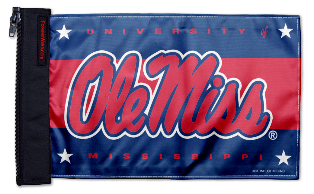 Mississippi 11"x17" Forever Wave Flag for Jeep Wrangler LJ 2003-2006