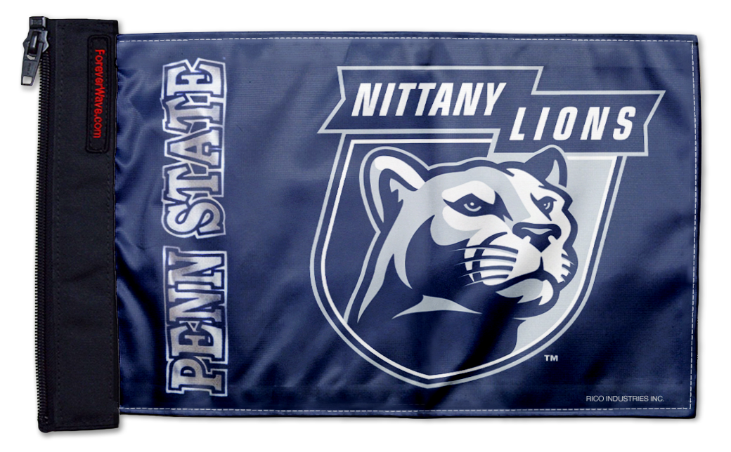 Penn State 11"x17" Forever Wave Flag for Jeep Wrangler TJ 1996-2006