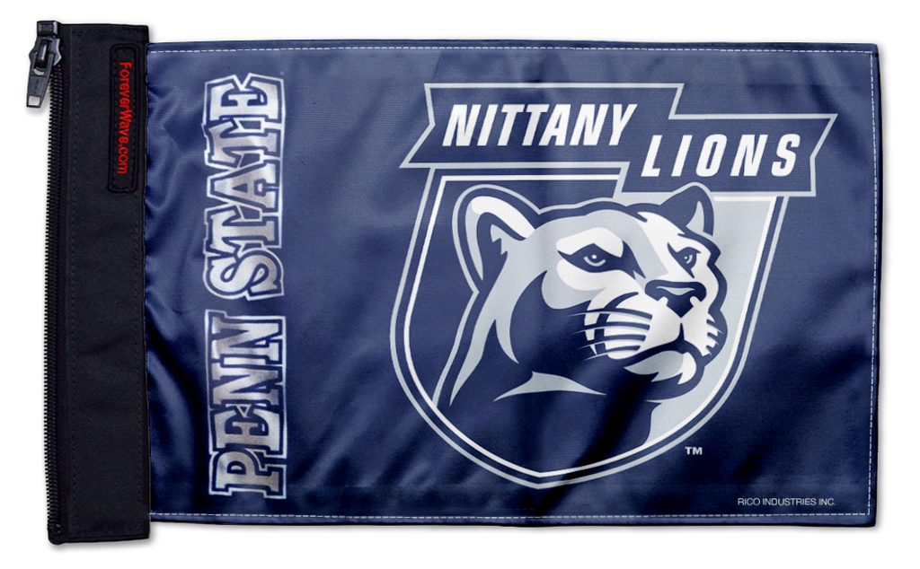 Penn State 11"x17" Forever Wave Flag for Jeep Wrangler JLU 4-Door 2018-Present