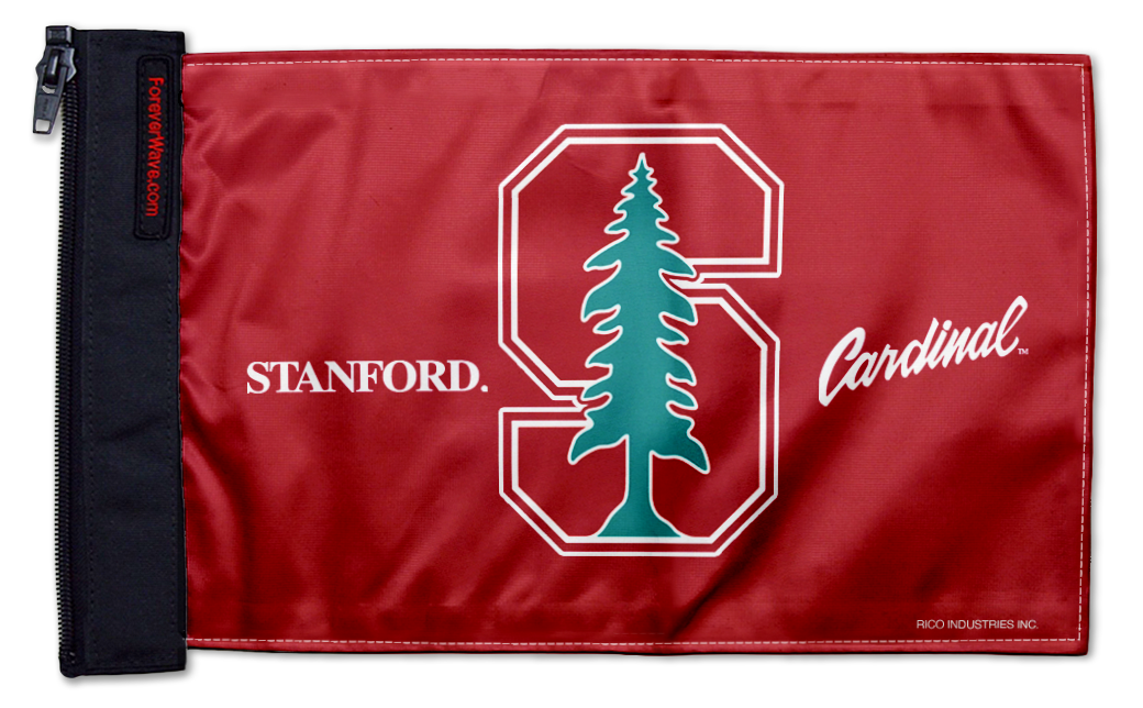 Stanford 11"x17" Forever Wave Flag for Jeep Wrangler LJ 2003-2006
