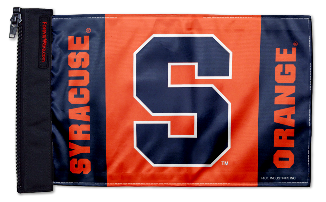 Syracuse 11"x17" Forever Wave Flag