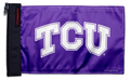 TCU 11"x17" Forever Wave Flag for Boats