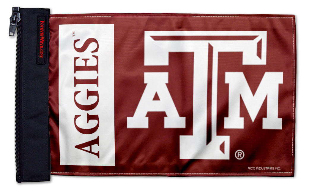 Texas A&M 11"x17" Forever Wave Flag
