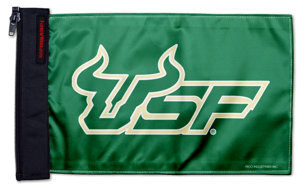 South Florida 11"x17" Forever Wave Flag for Jeep Wrangler JK 2-Door 2007-2018