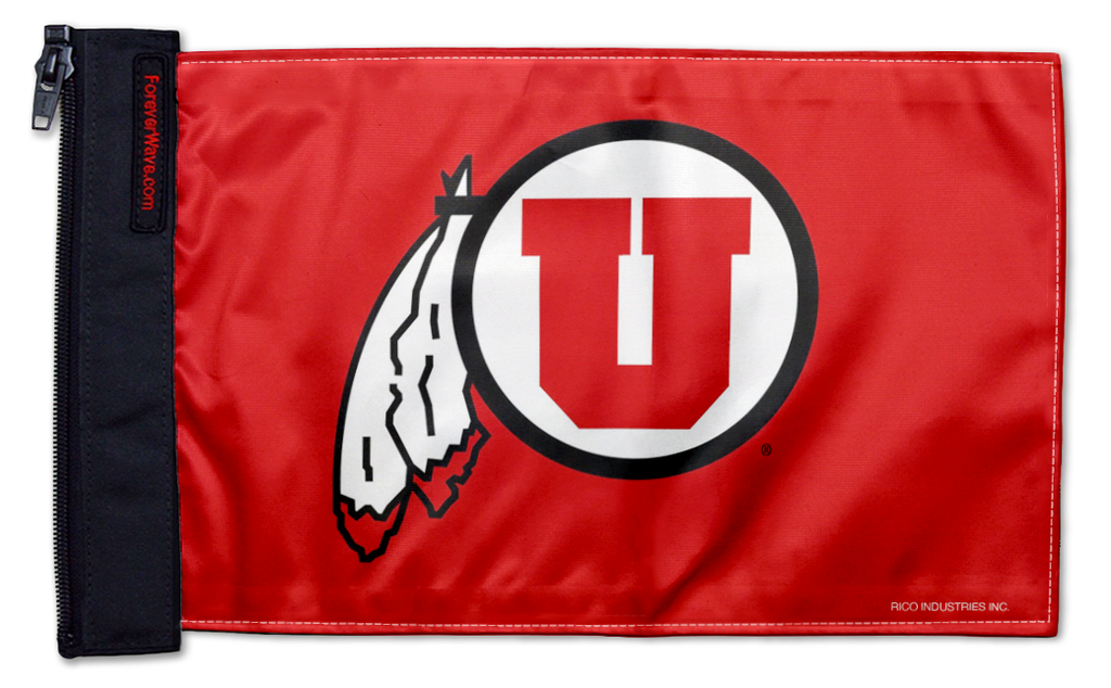 Utah 11"x17" Forever Wave Flag for Jeep Wrangler JK 2-Door 2007-2018