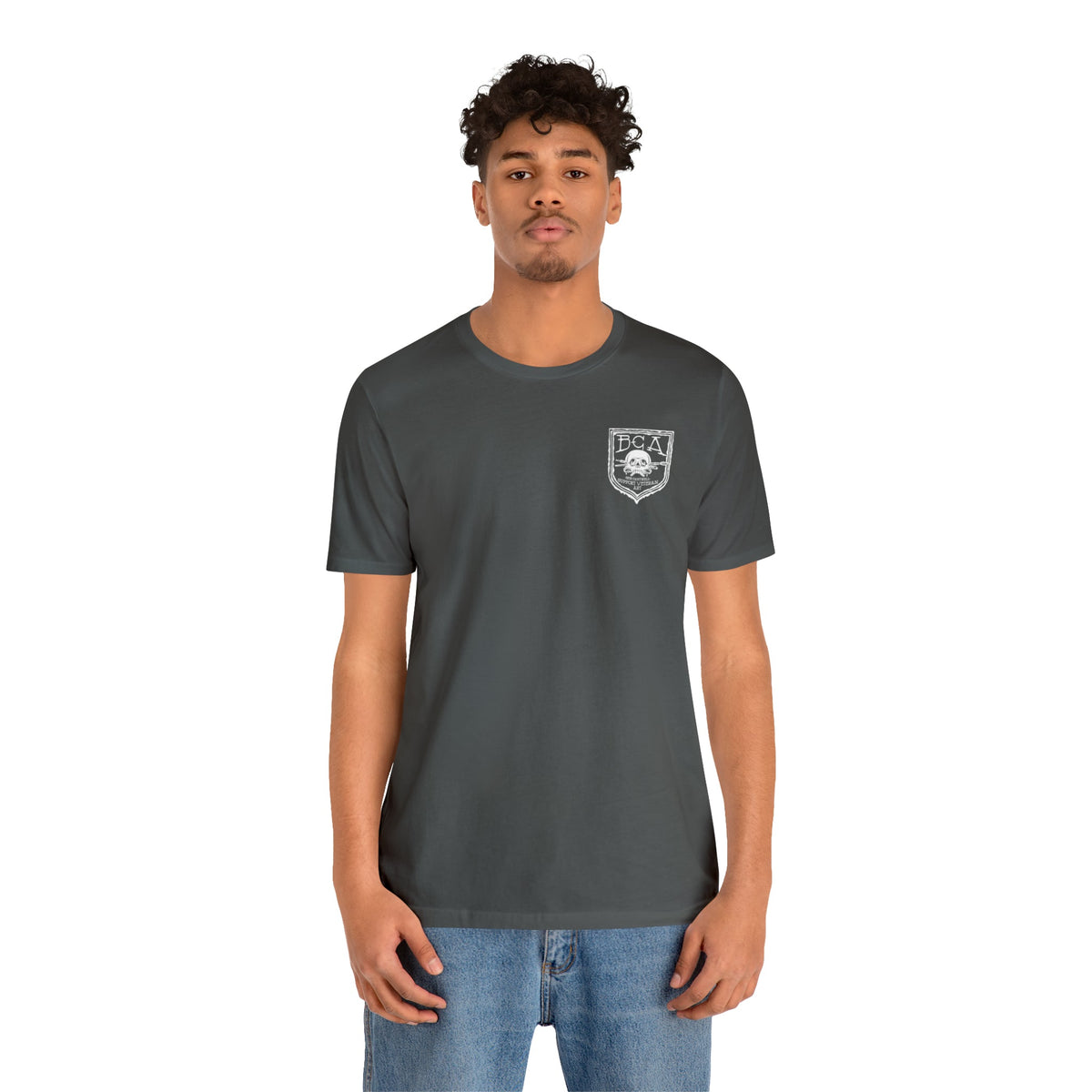 Be the Pond Frog with MK32 Grenade - Back Print - Short Sleeve Tee