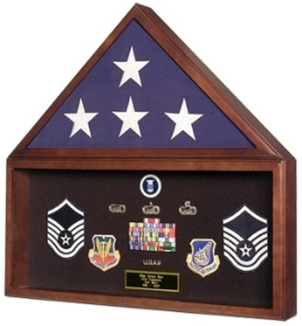 Flag and Document Display Case.
