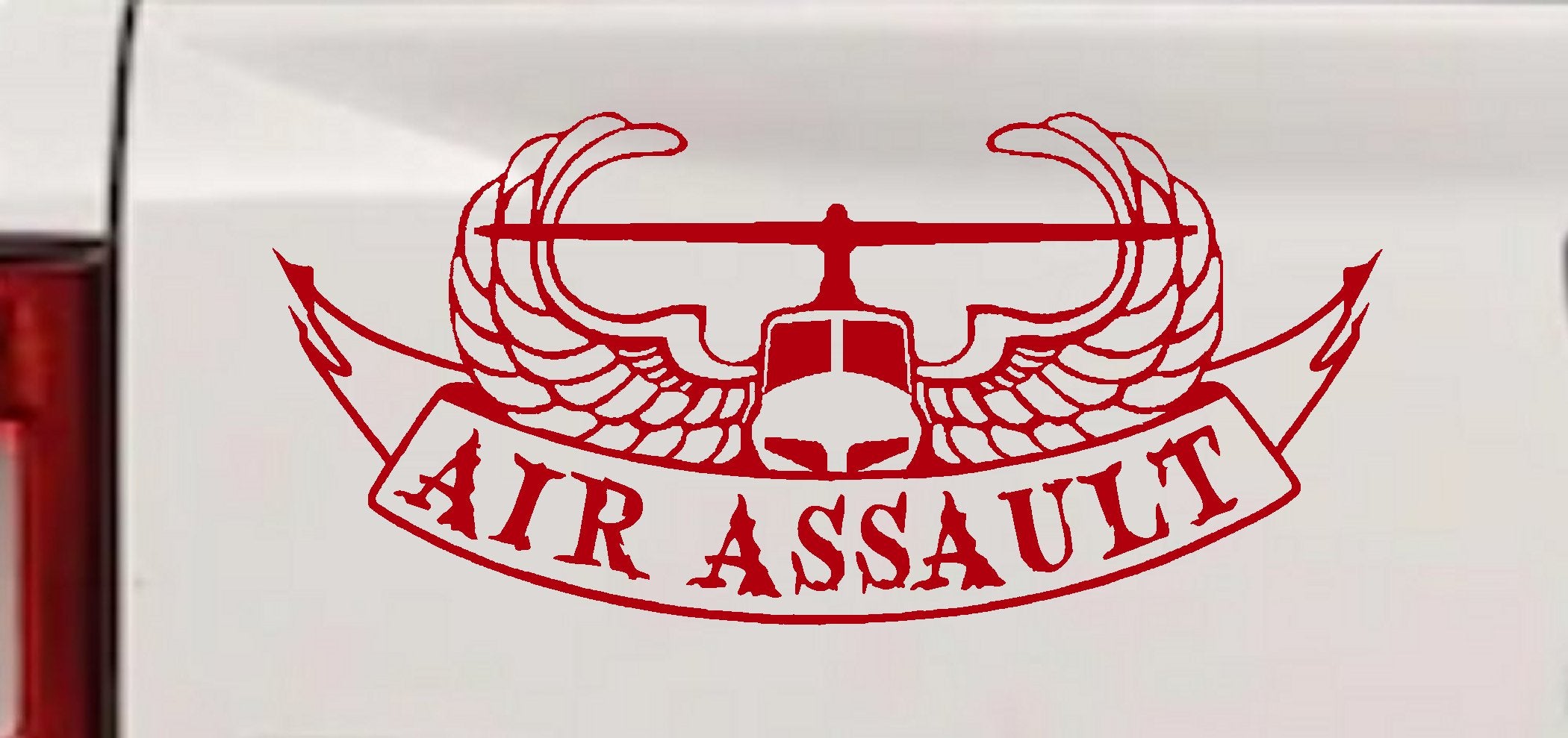 US Army Airborne Air Assault Helicopter Decal Sticker - Military Vehicle Vinyl