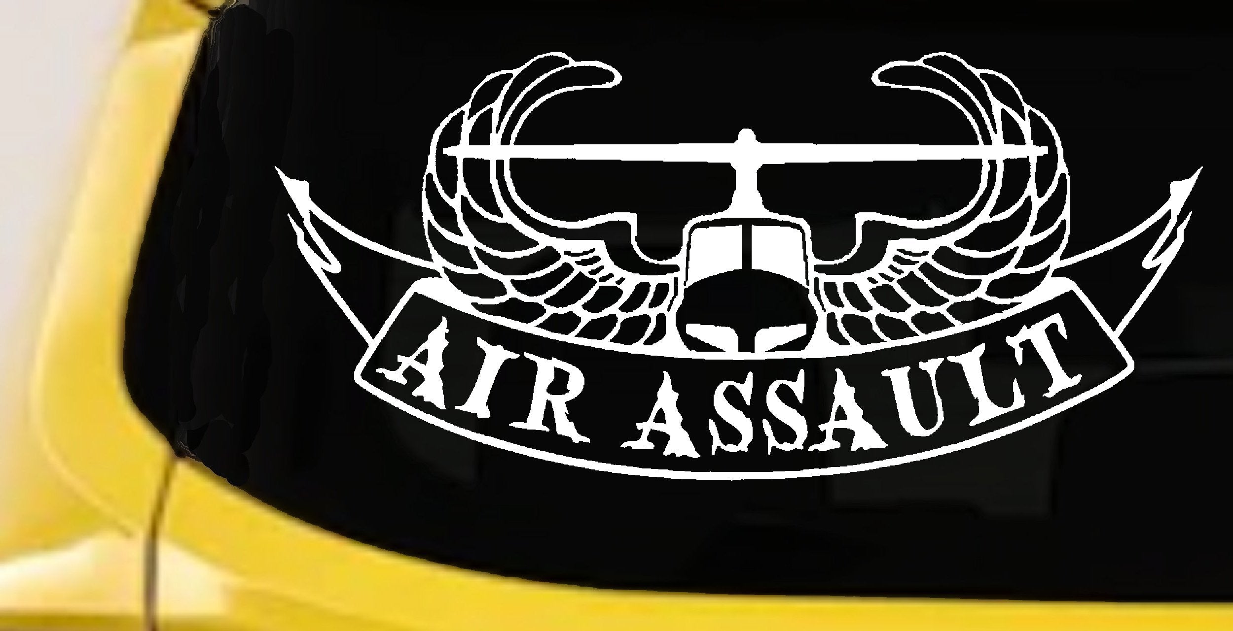 US Army Airborne Air Assault Helicopter Decal Sticker - Military Vehicle Vinyl