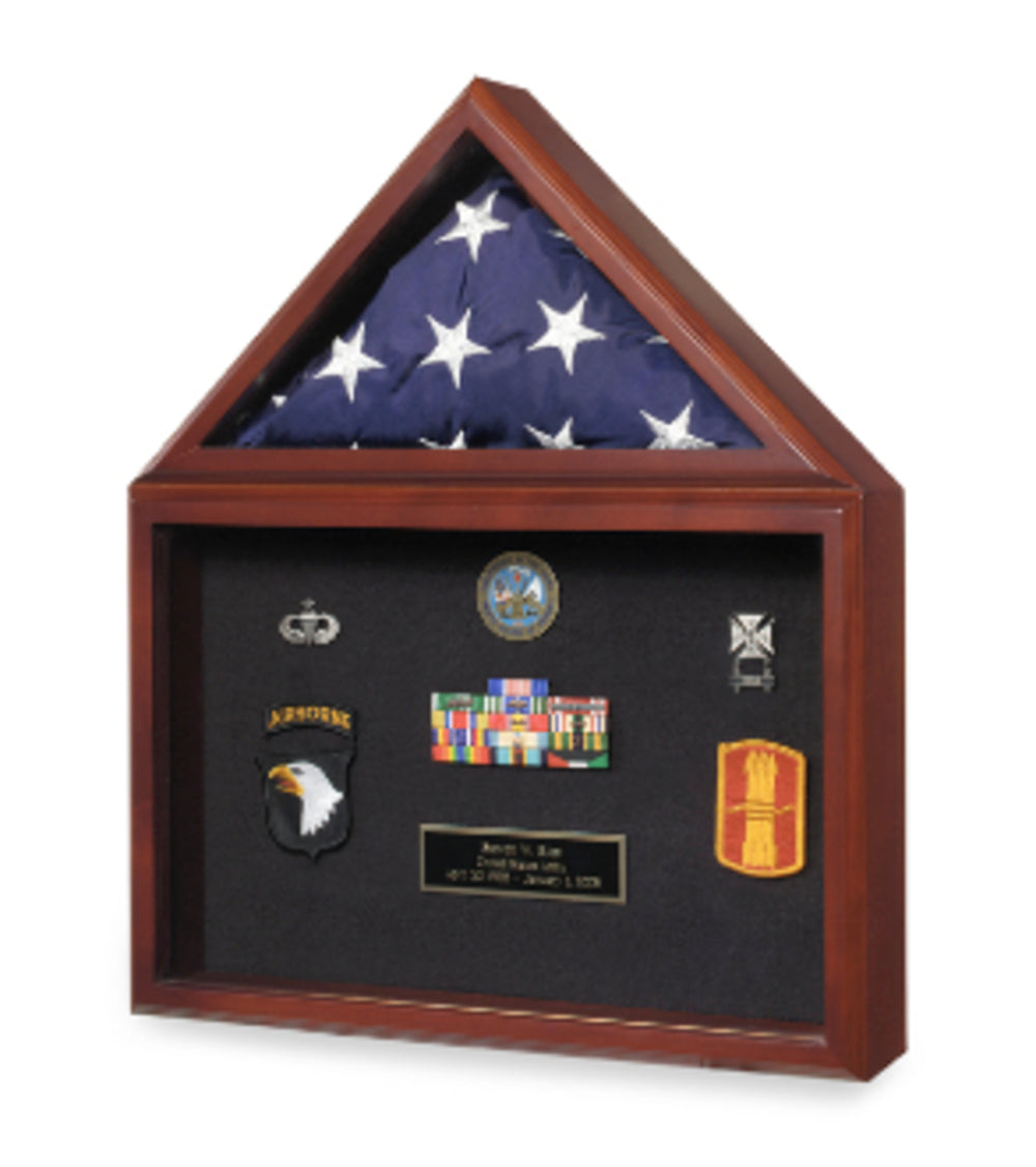 Flag Medal Display case, Flag and Medal Shadowcase.