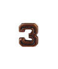 U.S. Army Numeral 3 3/16in Bronze Ribbon Device
