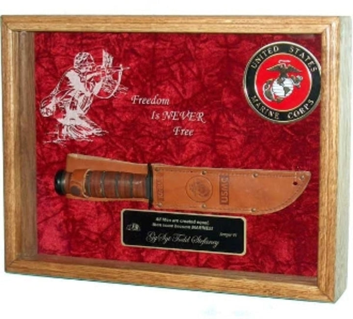 Flag & Knife Display Cases