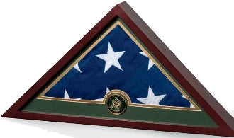 Flag Frame - Army, Army Flag Display Case, Flag Frame With US Medallion