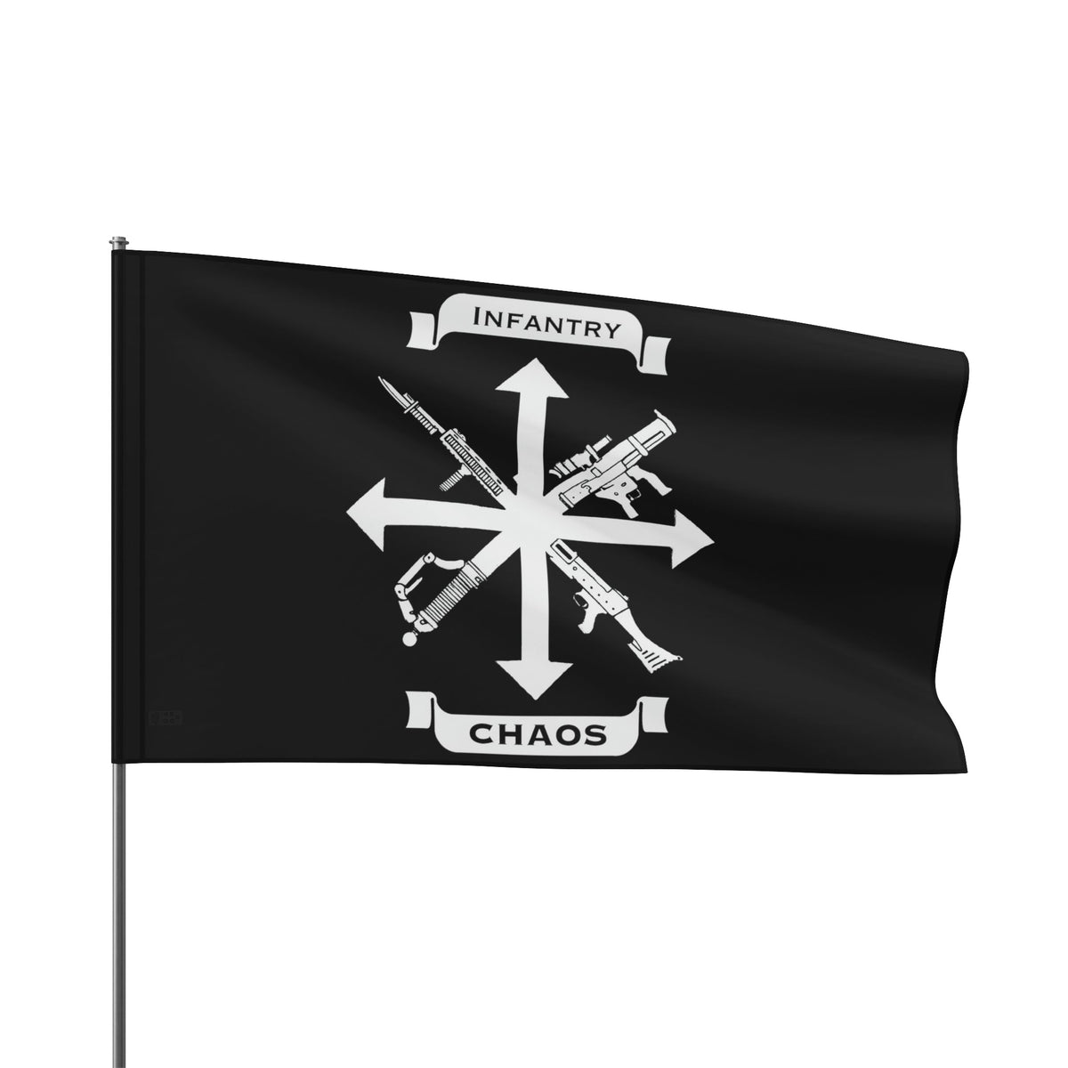 Infantry Chaos Star - Flag