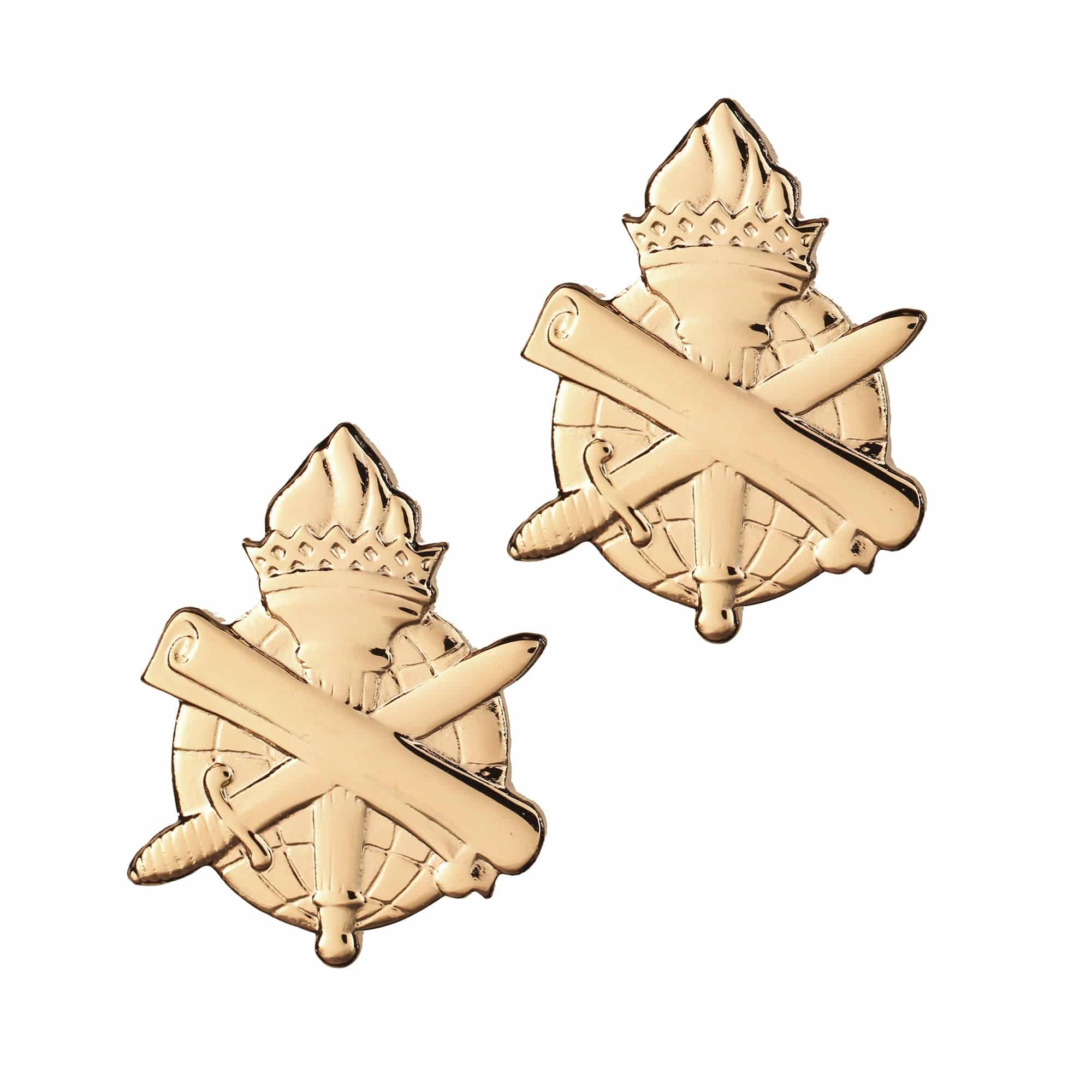 U.S. Army Civil Affairs Officer Branch STA-BRITE® Pin-on (pair)