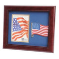 EMS Frame 4 x 6 EMS Medallion Double Picture Mahogany Frame