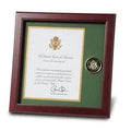U.S. Army Medallion Presidential Memorial Certificate Frame
