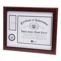 U.S. Navy Medallion Certificate and Medal Frame.