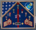 Navy Frame, Navy Flag Display Case, Navy Gifts hold a flag up to 5’ x 9.6’