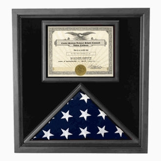 Veterans Made Flag Document Case American Flags
