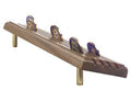 Coin Display Stands up to 48 Coins - Walnut